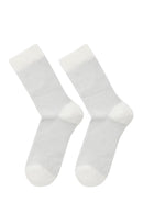 Women's White Cotton Socks | Derimod Women's White Cotton Socks | Derimod