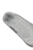 Men's Gray Bamboo Socks | Derimod Men's Gray Bamboo Socks | Derimod