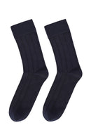 Erkek Lacivert Bambu Uzun Çorap | Derimod Erkek Lacivert Bambu Uzun Çorap | Derimod