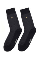 Men's Black Bamboo Long Socks | Derimod Men's Black Bamboo Long Socks | Derimod