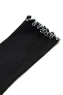 Kadın Siyah Pamuk Çorap | Derimod Kadın Siyah Pamuk Çorap | Derimod