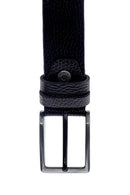Men's Black Leather Belt | Derimod Men's Black Leather Belt | Derimod