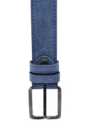 Erkek Mavi Deri Kemer | Derimod Erkek Mavi Deri Kemer | Derimod