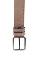 Men's Leather Suede Belt | Derimod Men's Leather Suede Belt | Derimod
