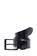 Men's Black Leather Belt | Derimod Men's Black Leather Belt | Derimod