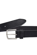 Men's Black Leather Belt | Derimod Men's Black Leather Belt | Derimod