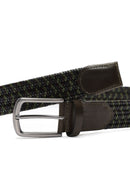 Men's Green Braided Leather Belt | Derimod Men's Green Braided Leather Belt | Derimod