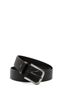 Men's Black Printed Leather Belt
| Derimod
Men's Black Printed Leather Belt
| Derimod