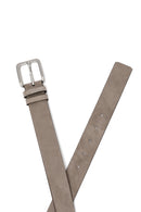 Men's Beige Suede Leather Belt | Derimod Men's Beige Suede Leather Belt | Derimod