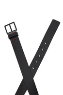 Men's Black Leather Belt | Derimod Men's Black Leather Belt | Derimod