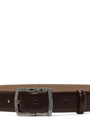 Erkek Kahverengi Deri Kemer | Derimod Erkek Kahverengi Deri Kemer | Derimod