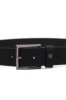 Men's Black Leather Belt | Derimod Men's Black Leather Belt | Derimod