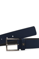 Men's Navy Leather Belt | Derimod Men's Navy Leather Belt | Derimod