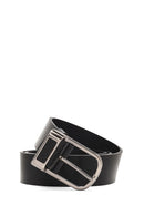 Men's Black Leather Belt | Derimod Men's Black Leather Belt | Derimod