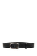 Men's Black Leather Belt | Derimod Men's Black Leather Belt | Derimod