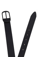 Men's Black Leather Belt | Derimod Men's Black Leather Belt | Derimod