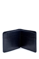 Men's Navy Blue Leather Wallet | Derimod Men's Navy Blue Leather Wallet | Derimod