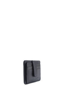 Men's Navy Blue Leather Card Holder | Derimod Men's Navy Blue Leather Card Holder | Derimod