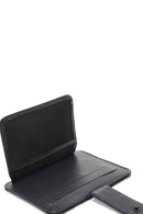 Men's Navy Blue Leather Card Holder | Derimod Men's Navy Blue Leather Card Holder | Derimod
