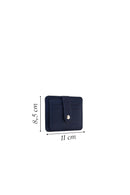 Men's Navy Leather Cardholder | Derimod Men's Navy Leather Cardholder | Derimod