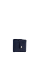 Men's Navy Leather Cardholder | Derimod Men's Navy Leather Cardholder | Derimod