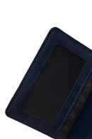 Men's Navy Leather Cardholder | Derimod Men's Navy Leather Cardholder | Derimod