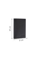 Men's Black Leather Card Holder | Derimod Men's Black Leather Card Holder | Derimod