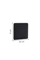 Men's Black Leather Card Holder | Derimod Men's Black Leather Card Holder | Derimod