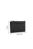 Men's Black Leather Card Holder | Derimod Men's Black Leather Card Holder | Derimod