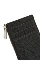 Men's Black Leather Card Holder | Derimod Men's Black Leather Card Holder | Derimod