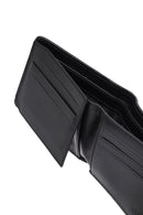 Men's Black Printed Leather Wallet | Derimod Men's Black Printed Leather Wallet | Derimod