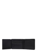 Men's Black Printed Leather Wallet | Derimod Men's Black Printed Leather Wallet | Derimod