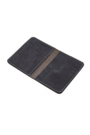 Men's Gray Leather Cardholder | Derimod Men's Gray Leather Cardholder | Derimod