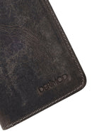 Men's Gray Leather Cardholder | Derimod Men's Gray Leather Cardholder | Derimod