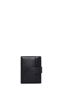 Men's Black Leather Card Holder | Derimod Men's Black Leather Card Holder | Derimod