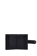 Men's Black Leather Card Holder | Derimod Men's Black Leather Card Holder | Derimod