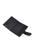 Men's Black Leather Card Holder | Derimod Men's Black Leather Card Holder | Derimod