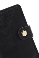 Erkek Siyah Mekanizmalı Cüzdan | Derimod Erkek Siyah Mekanizmalı Cüzdan | Derimod