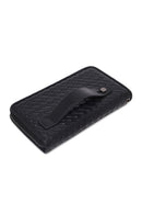 Men's Black Knitted Wallet | Derimod Men's Black Knitted Wallet | Derimod