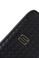 Men's Black Knitted Wallet | Derimod Men's Black Knitted Wallet | Derimod
