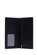 Erkek Siyah Örgülü Deri Cüzdan | Derimod Erkek Siyah Örgülü Deri Cüzdan | Derimod