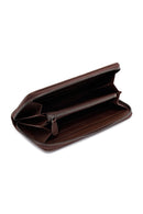 Erkek Kahverengi Örgülü Deri Cüzdan | Derimod Erkek Kahverengi Örgülü Deri Cüzdan | Derimod