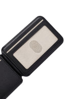 Erkek Siyah Deri Manyetik Cüzdan | Derimod Erkek Siyah Deri Manyetik Cüzdan | Derimod