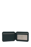 Male Green Leather Magnetic Wallet | Derimod Male Green Leather Magnetic Wallet | Derimod