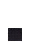 Men's Black Braided Leather Wallet | Derimod Men's Black Braided Leather Wallet | Derimod