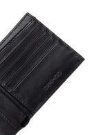 Men's Black Braided Leather Wallet | Derimod Men's Black Braided Leather Wallet | Derimod