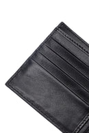 Men's Black Braided Leather Wallet | Derimod Men's Black Braided Leather Wallet | Derimod