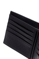 Men's Black Braided Leather Wallet | Derimod Men's Black Braided Leather Wallet | Derimod