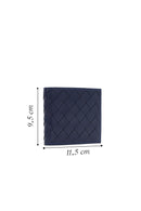 Men's Navy Blue Braided Leather Wallet | Derimod Men's Navy Blue Braided Leather Wallet | Derimod