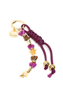 Women's Purple Beaded Metal Charm | Derimod Women's Purple Beaded Metal Charm | Derimod